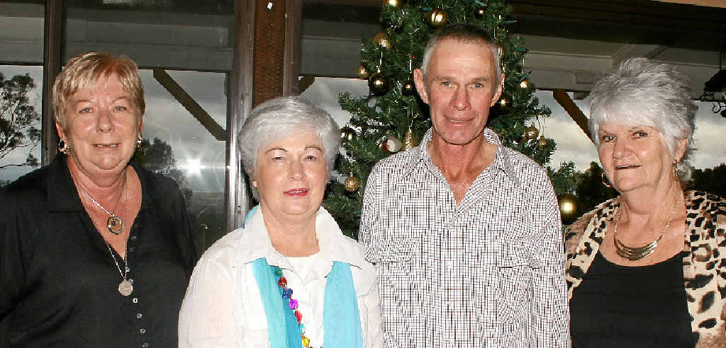 Cherrabah operations manager Fran Edney (cropped), Monica Maher, Wildash Rural Fire Brigade first officer Paul Maher and secretary/treasurer Eileen Scott get together to celebrate the Wildash Rural Fire Brigade’s ongoing service at Cherrabah. Cherrabah operations manager Fran Edney (cropped), Monica Maher, Wildash Rural Fire Brigade first officer Paul Maher and secretary/treasurer Eileen Scott get together to celebrate the Wildash Rural Fire Brigade’s ongoing service at Cherrabah.